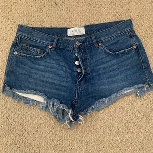 Free People Denim Cutoff Summer Shorts